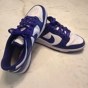 Nike Dunk Retro Royal Blue and White Size 10